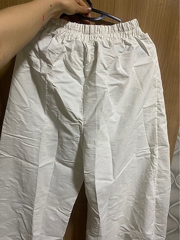 m Beden Yazlık paraşüt kumaş etekli pantolon