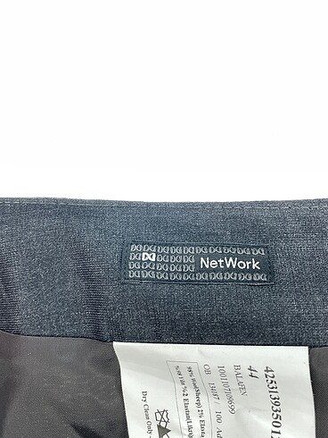 44 Beden gri Renk Network Midi Etek %70 İndirimli.