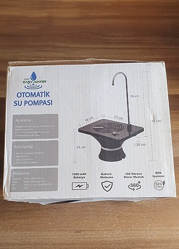 Otomatik su pompası ABR EASY WATER