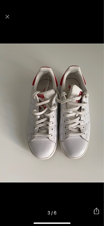 40 Beden beyaz Renk Adidas: spor ayakkabı