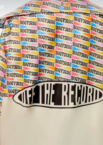 Nocturne Renkli Baskılı yağmurluk ceket - Görsel 3