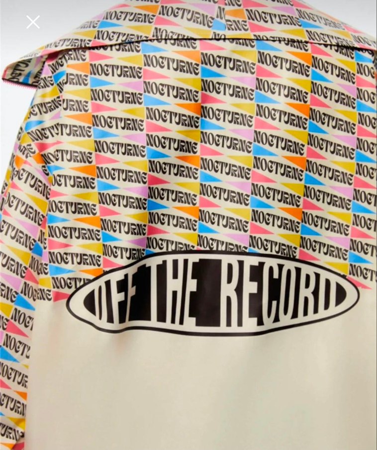 Nocturne Renkli Baskılı yağmurluk ceket - Görsel 3