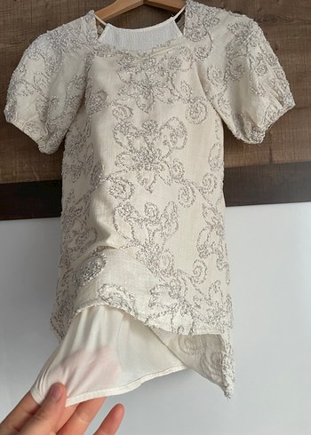 Zara Dantel İşlemeli Bohem elbise - Görsel 3