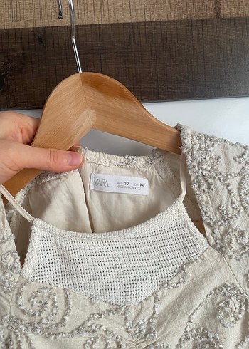 Zara Dantel İşlemeli Bohem elbise - Görsel 4