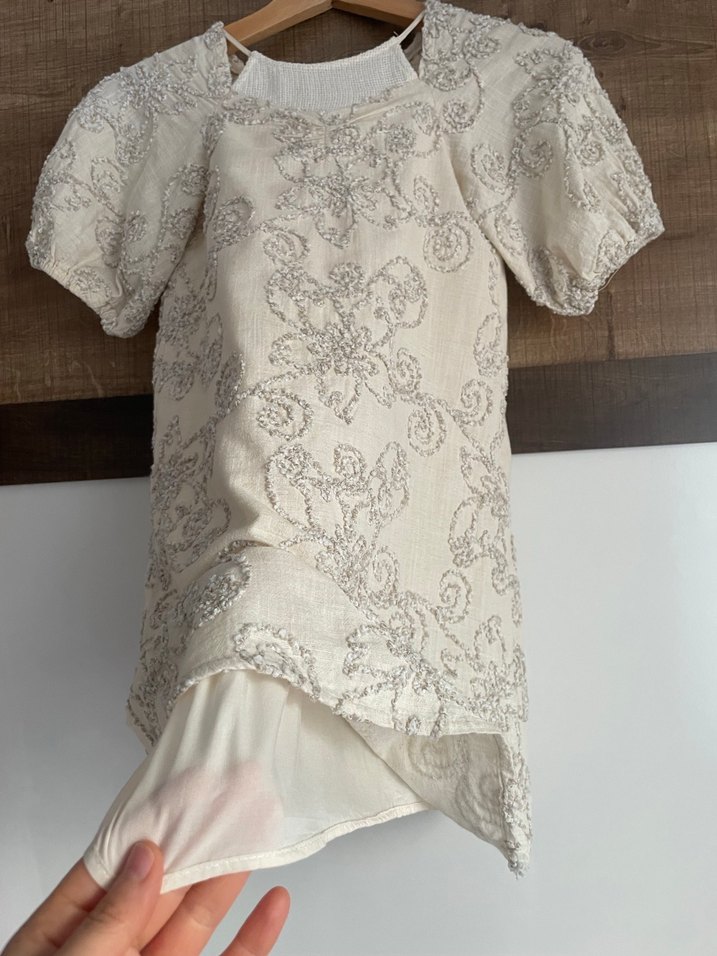 Zara Dantel İşlemeli Bohem elbise - Görsel 3