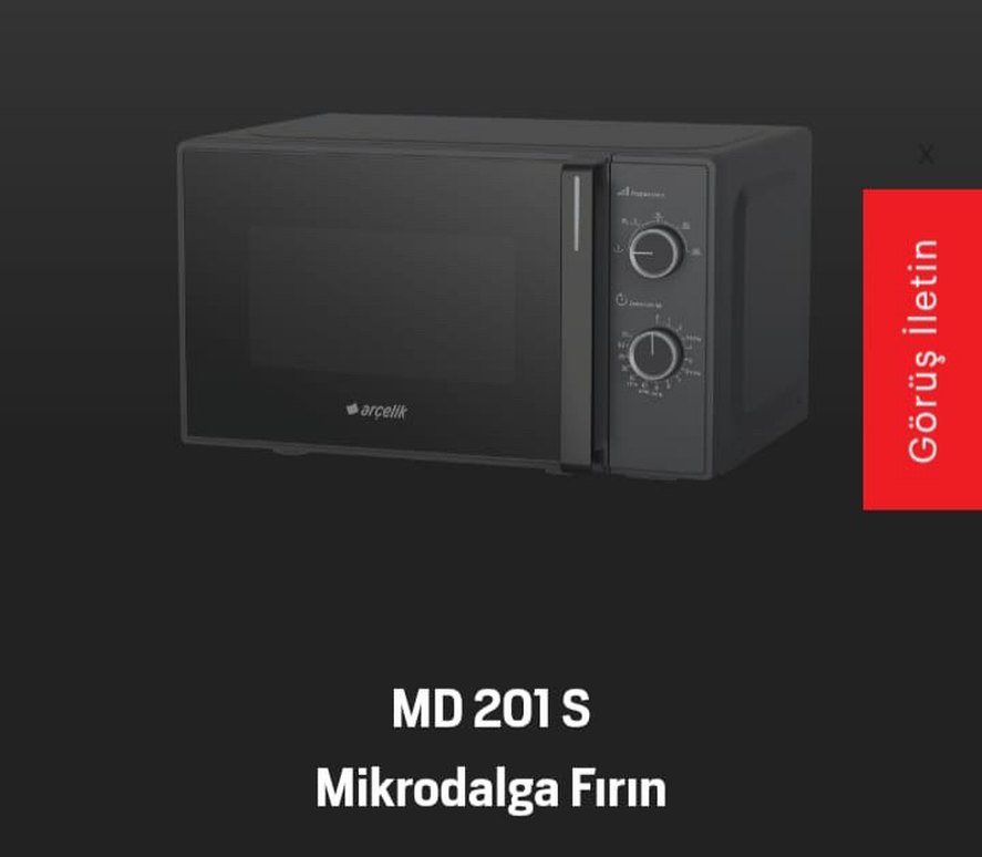 Arçelik Mikrodalga Fırın - Görsel 2