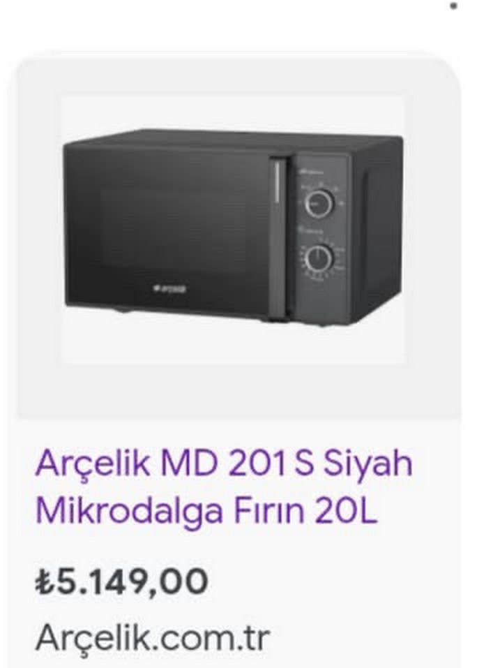Arçelik Mikrodalga Fırın - Görsel 5