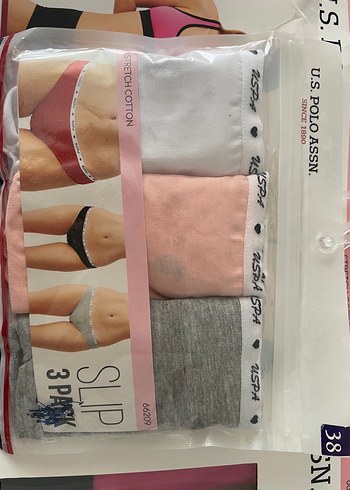 U.S. Polo Assn. Kadın Sporcu Mini Şortlu Takım & külot - Görsel 3