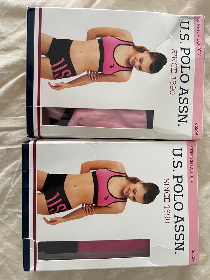 U.S. Polo Assn. Kadın Sporcu Mini Şortlu Takım & külot - Görsel 2