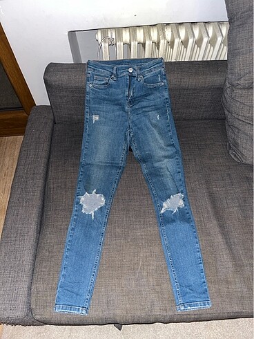 Top shop dar paça jeans