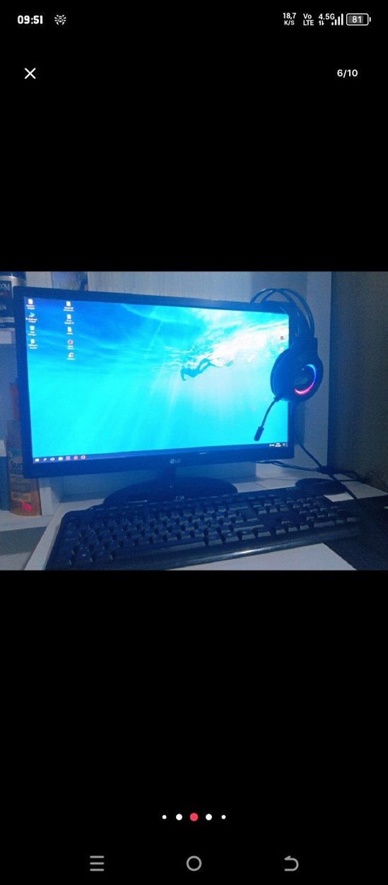 WİN 10 4 GB EKRAN KARTI 8 GB RAM SORUNSUZ HİZLİ Bilgisayar Seti - Görsel 2