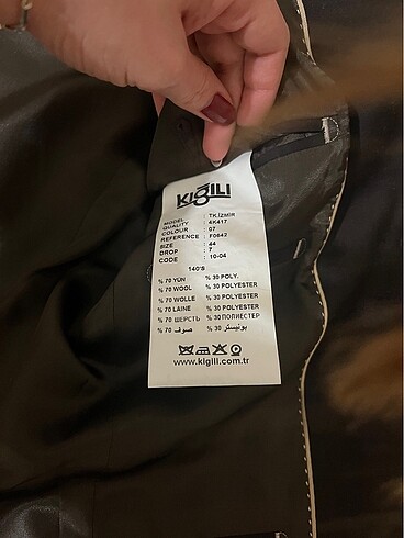m Beden kahverengi Renk kahverengi blazer ceket