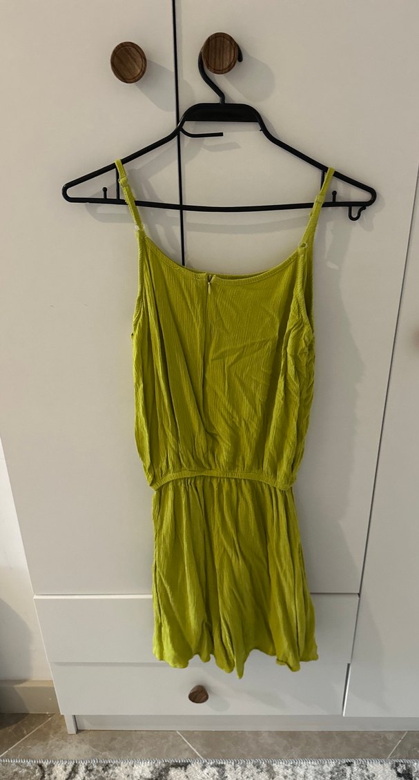 Sarı Nakışlı Bohem Kadın Tulum - Görsel 2