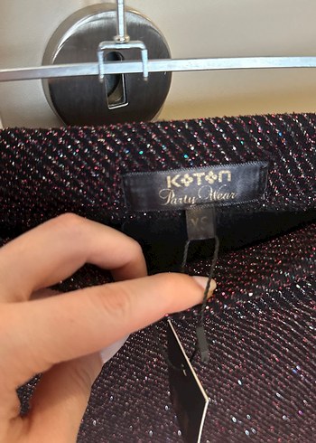 Bordo Midi Hamile Eteği Velcro Detaylı - Görsel 2