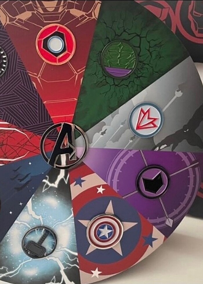 Disney Marvel 10 lu rozet standlı - Görsel 2