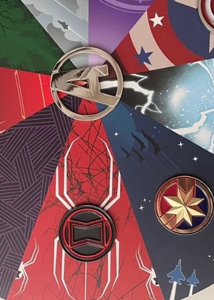 Disney Marvel 10 lu rozet standlı - Görsel 3