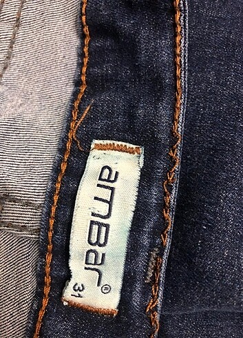 38 Beden LACİVERT 38 BEDEN BAYAN JEANS AMBAR MARKA