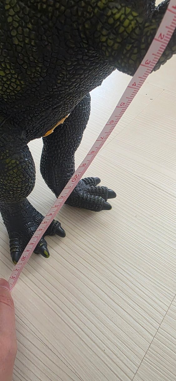 Koyu Siyah Dinozor Aksiyon Figürü - Görsel 5