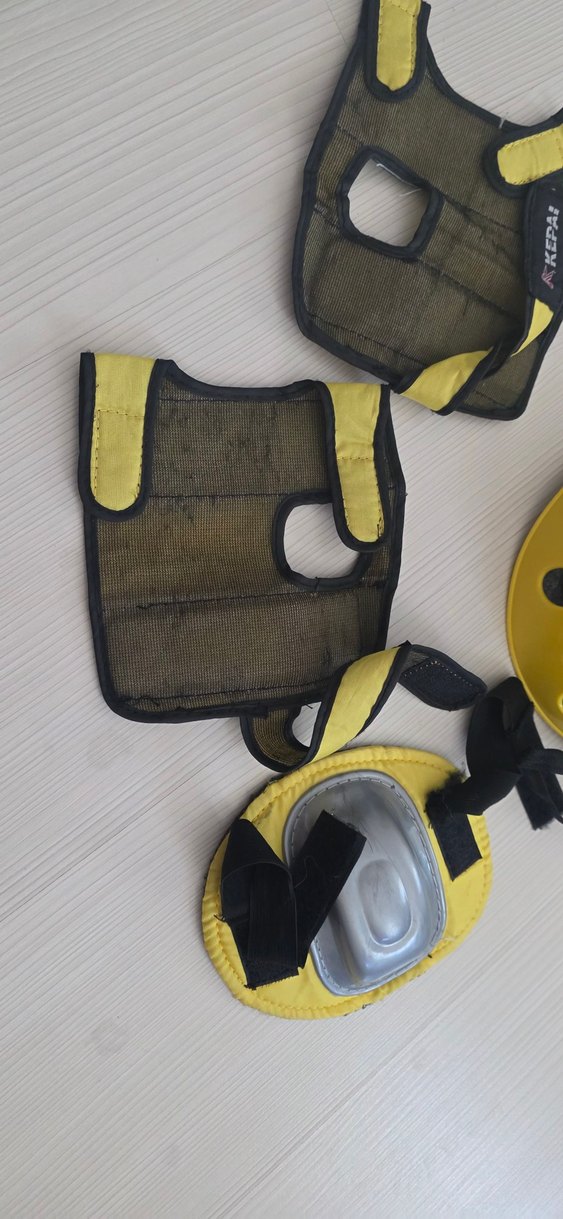 Sarı bisiklet Dizliği Velcro - Görsel 2