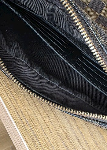 Kahverengi Deri Erkek Clutch Çanta - Görsel 5