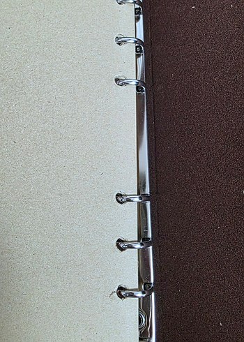 Mor Yaprak Desenli Defter - Görsel 4