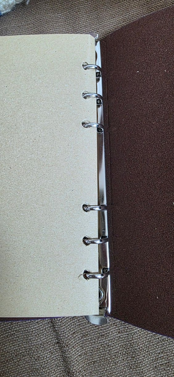 Mor Yaprak Desenli Defter - Görsel 4