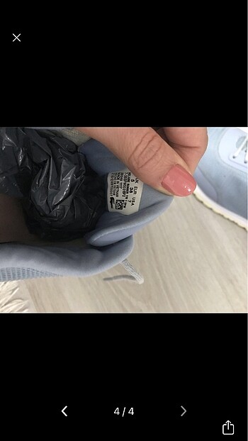 38 Beden mavi Renk Lacoste spor ayakkabı