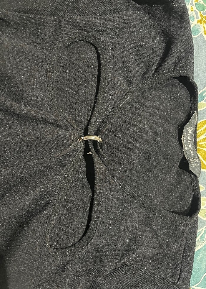 stradivarius önü tokalı bluz - Görsel 3