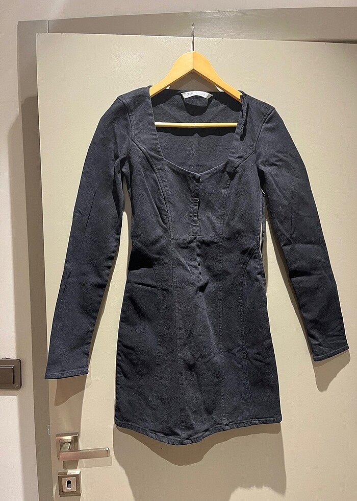 zara siyah elbise - Görsel 2