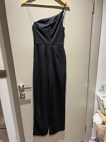 siyah tek omuz tulum - Görsel 2