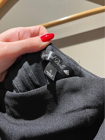 siyah tek omuz tulum - Görsel 3