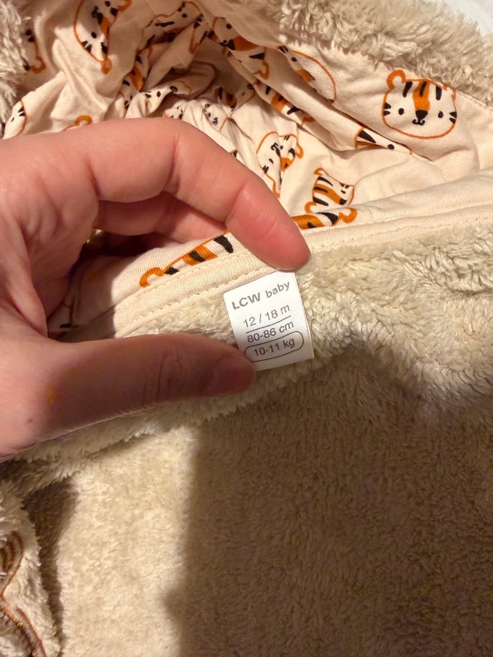 Kürklü Kapüşonlu Bebek Tulum - Görsel 4