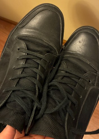 Erkek Siyah Minimalist Bağcıklı Spor Ayakkabı yaya hotiç - Görsel 3