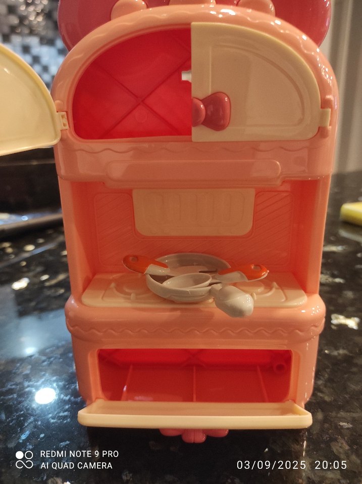 Pembe Pastel Renkli Çocuk Oyuncak Dolabı - Görsel 4