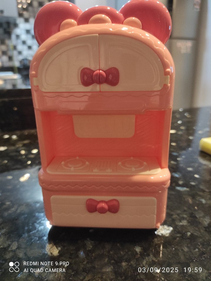 Pembe Pastel Renkli Çocuk Oyuncak Dolabı - Görsel 3