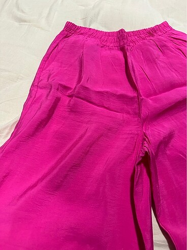 LC Waikiki Pembe tiril tiril bi İspanyol paça pantolon