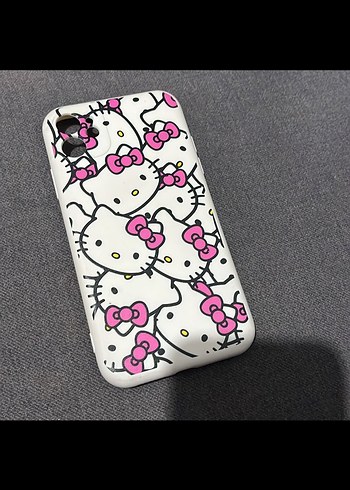 Parlak Pembe Hello Kitty iPhone 11Telefon Kılıfı