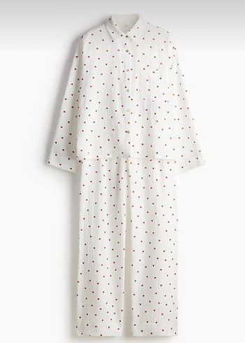 xs Beden beyaz Renk H&M Kalpli Pijama Takımı