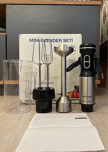 Englis home blender & mikser seti