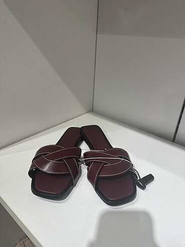 37 Beden bordo Renk H&M Terlik