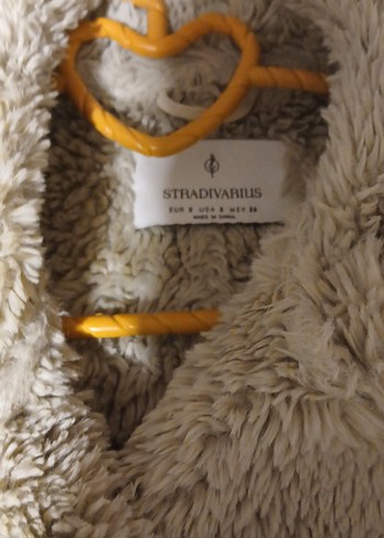 Beyaz Kürklü Midi Kadın Ceket - Görsel 4