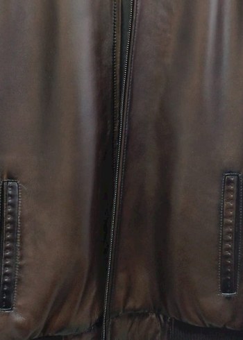 100% gerçek deri ceket - Görsel 3