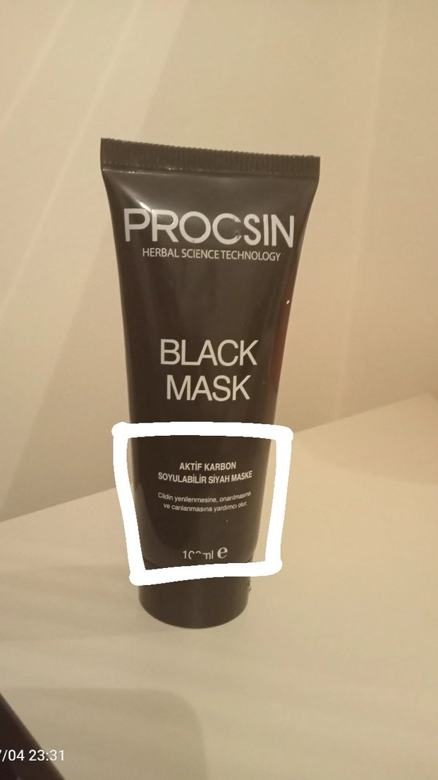 Procsin Aktif Karbon Siyah Maske 100 ml - Görsel 2