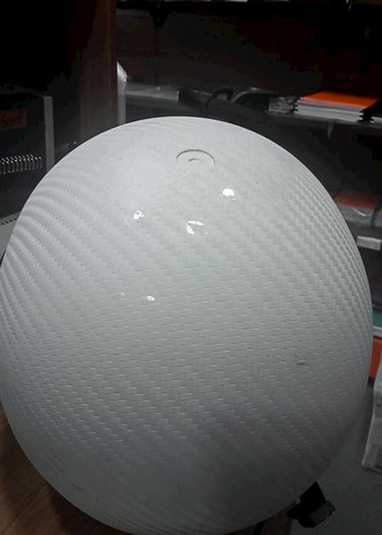 Diger Beyaz Parlak Biker Kask WGX - Görsel 5