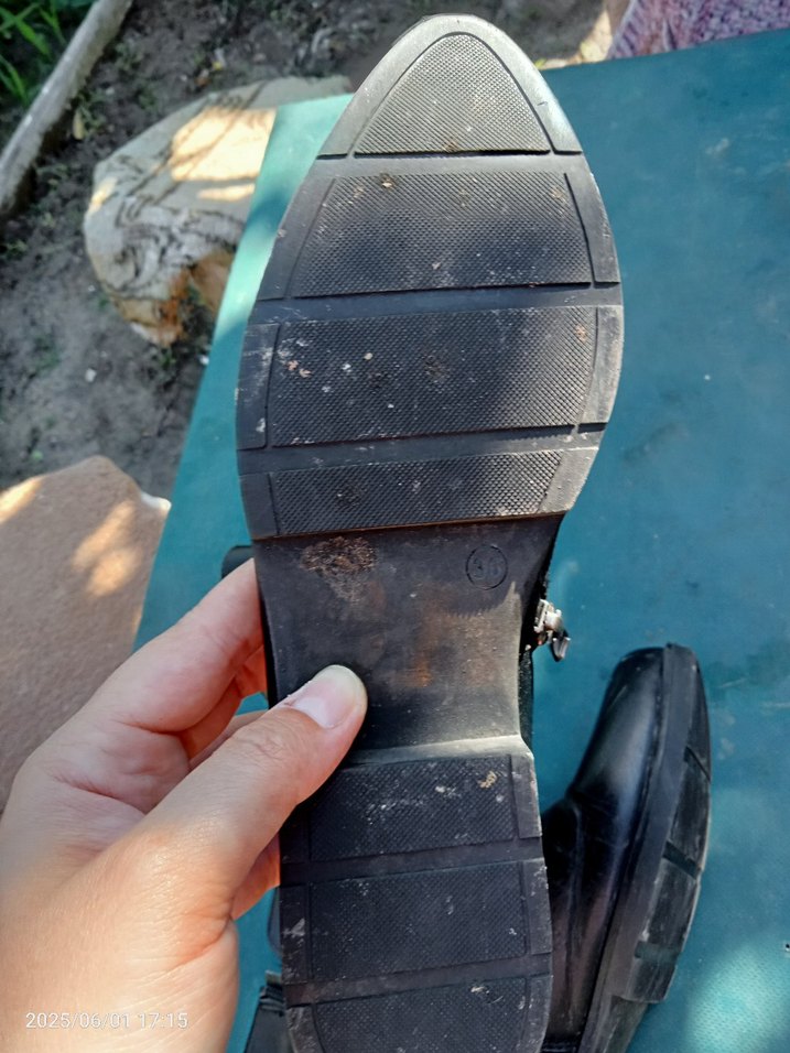 Tokalı Siyah Biker Bot - Görsel 5