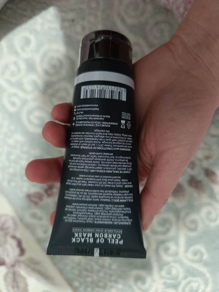 homm life Siyah Karbon Peeling Maskesi 100 ml - Görsel 2