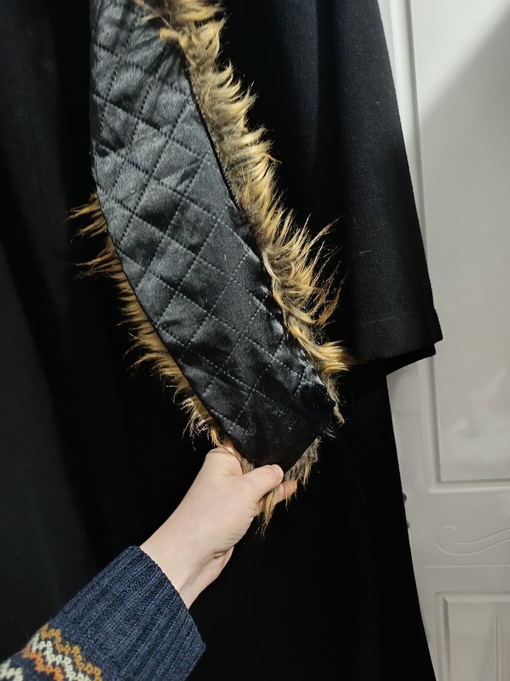 peluş kürk yaka - Görsel 3