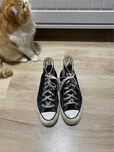 39 Beden siyah Renk Converse Chuck 70