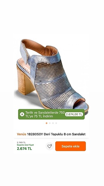 36 Beden camel Renk Topuklu ayakkabı VENÜS