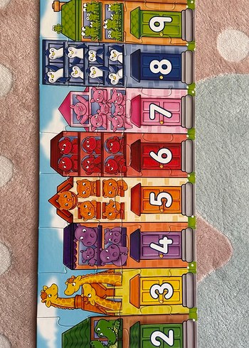 Renkli Sayılar Sokak Puzzle ve Poster - Görsel 2